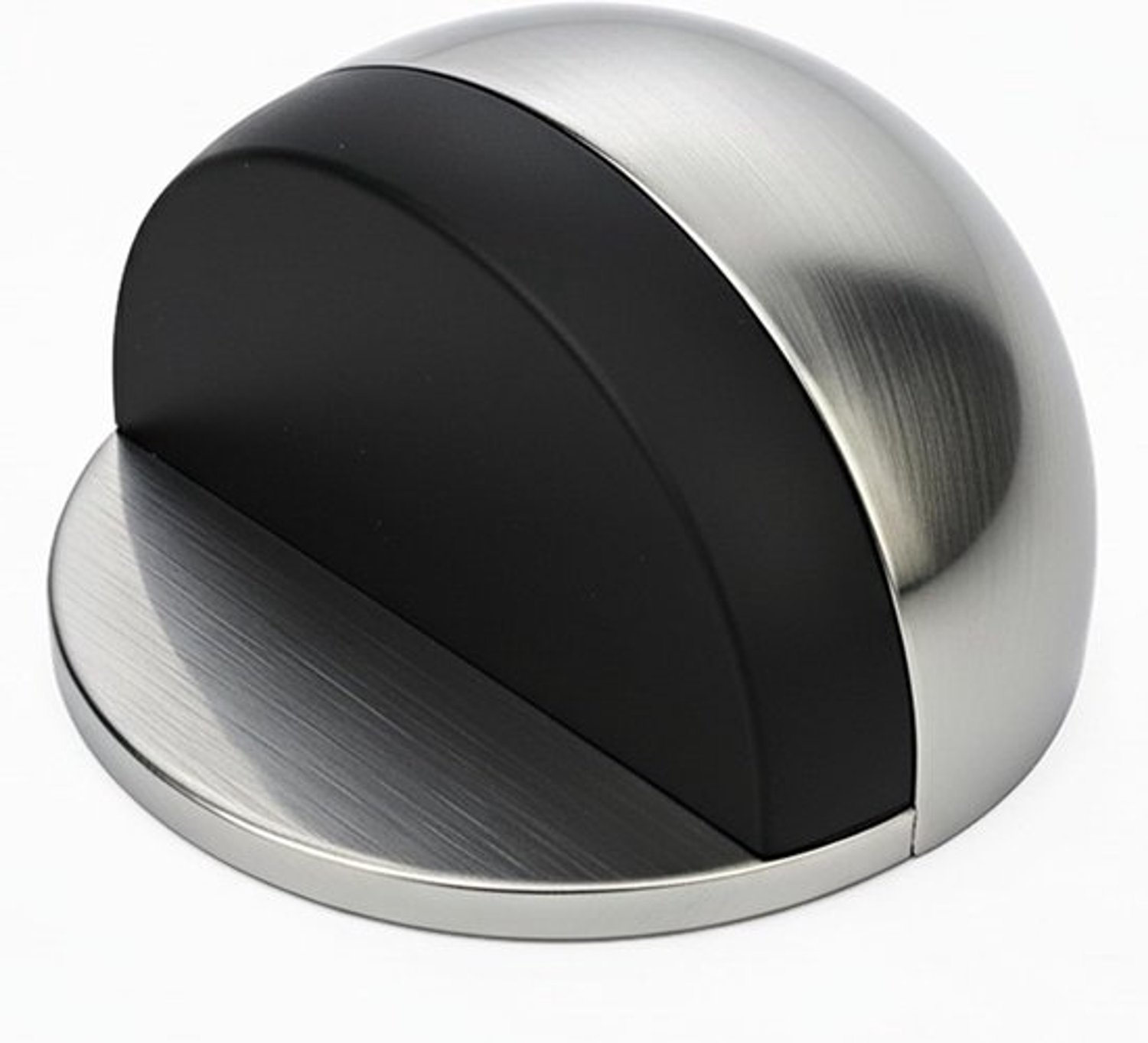 Deurstoppers - Deurstopper voor muur - Muren beschermen - Geluiddempend rubber - 2.2 x 4.5 cm - Zilver