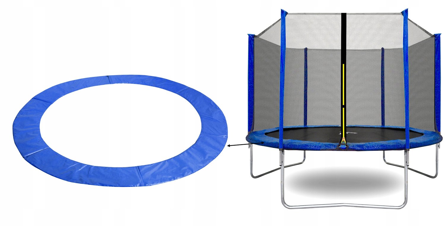 Trampoline Veiligheidsrand 150 cm Blauw Universeel