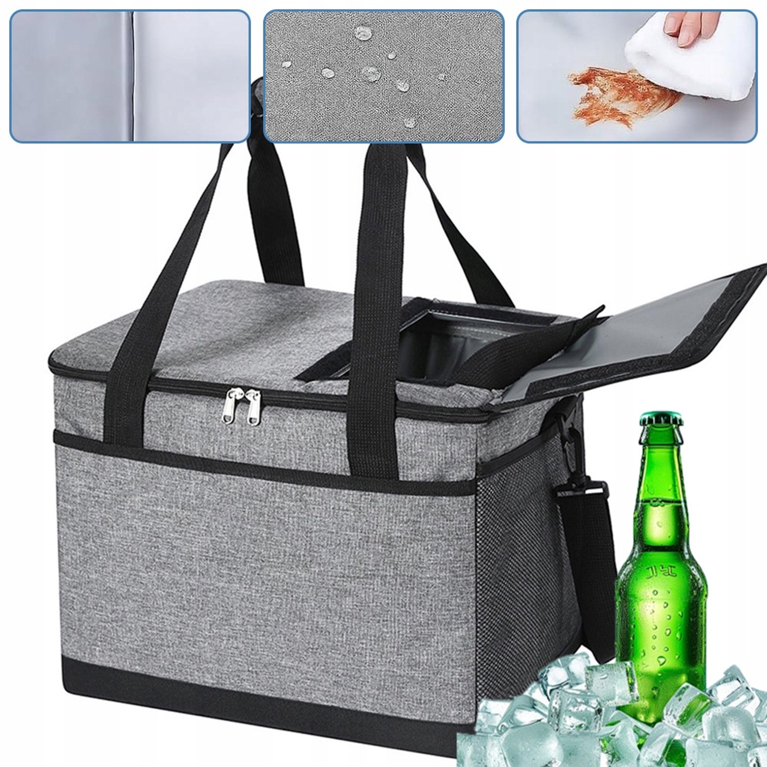 Thermos Bag Oxford 35L Opvouwbaar - Koeltas voor Eten & Drinken