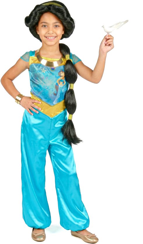 DISNEY Prinses - ALADDIN, Jasmine Basic Plus , Maat XS (3T-4T jaar), Meisjes