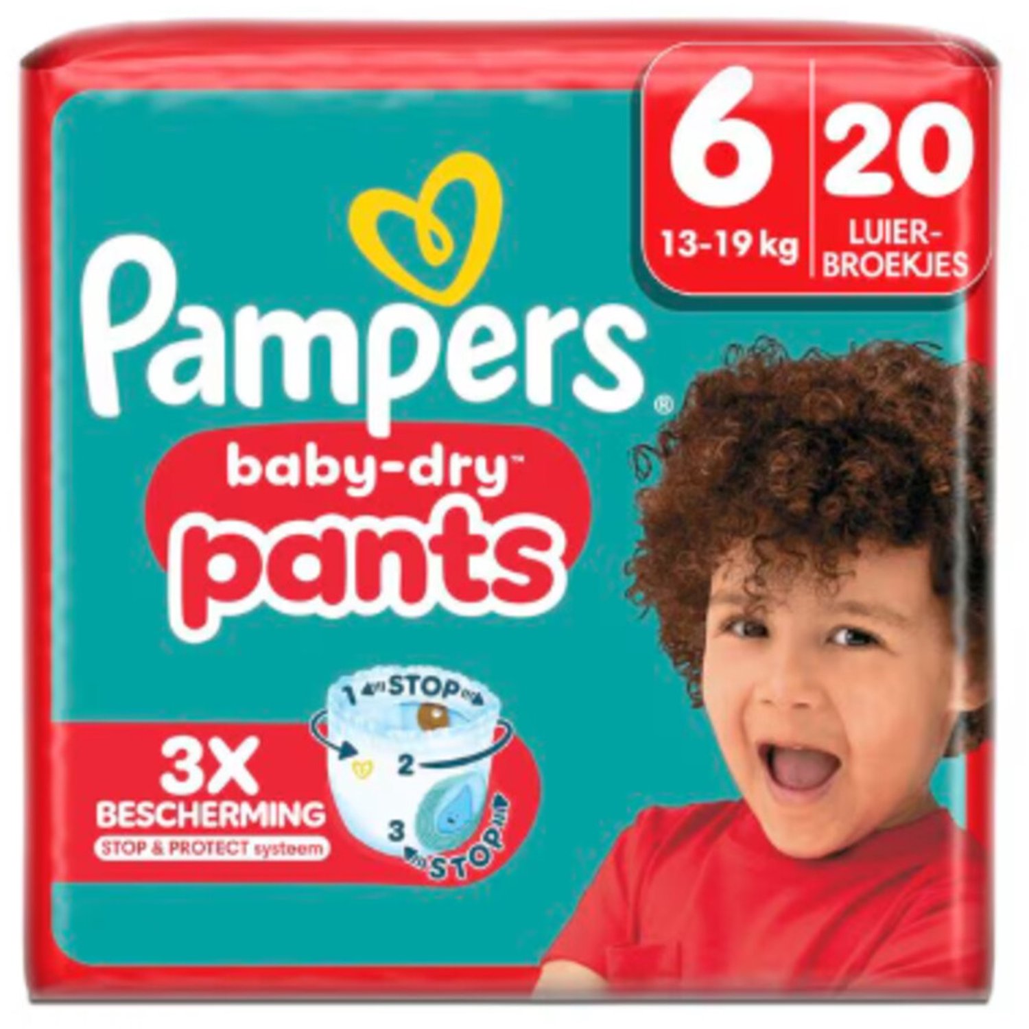 Pampers Baby Dry luierbroekjes maat 6 | 20 stuks