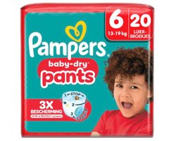 Pampers - Baby Dry Pants - Maat 6 - Small Pack - 20 stuks - 14/19 KG