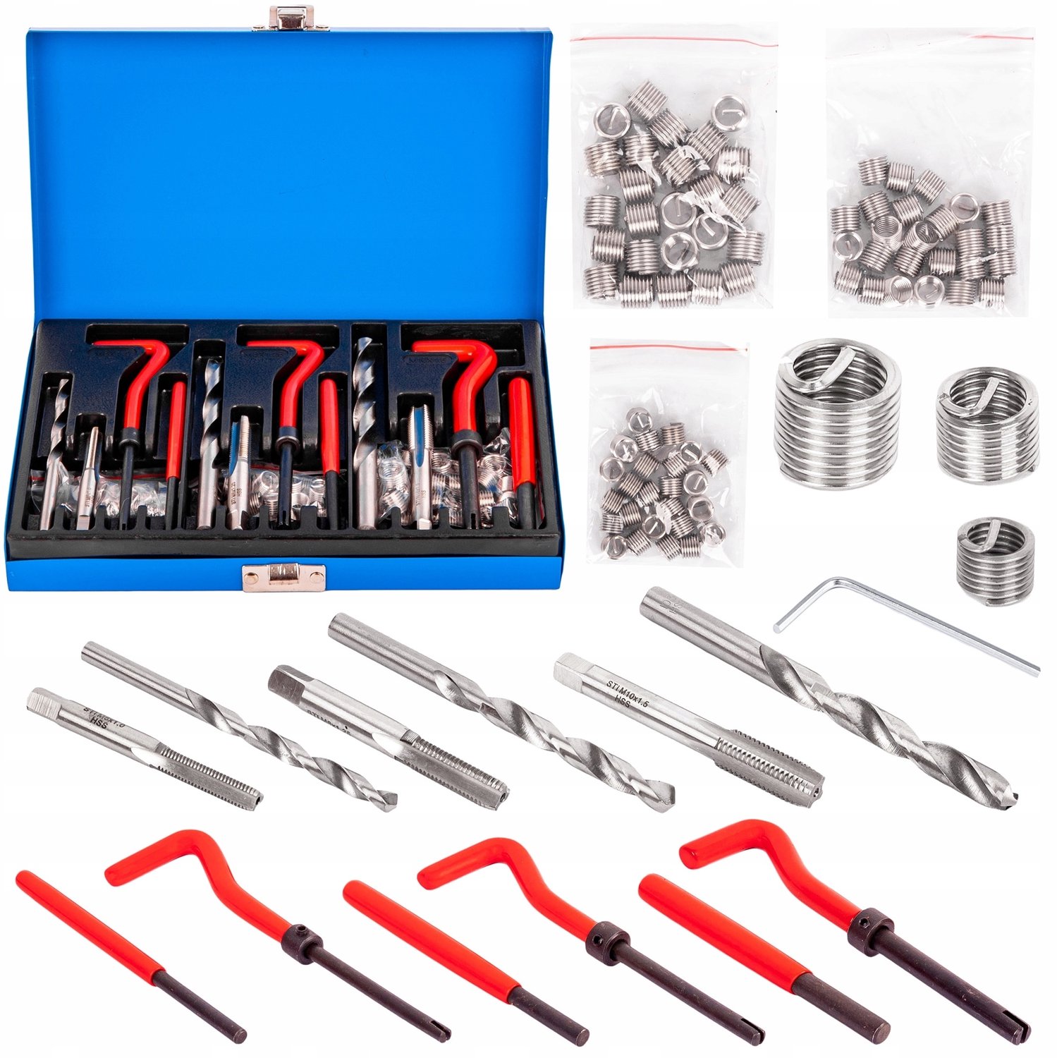 88-delige schroefdraad reparatieset M6-M10