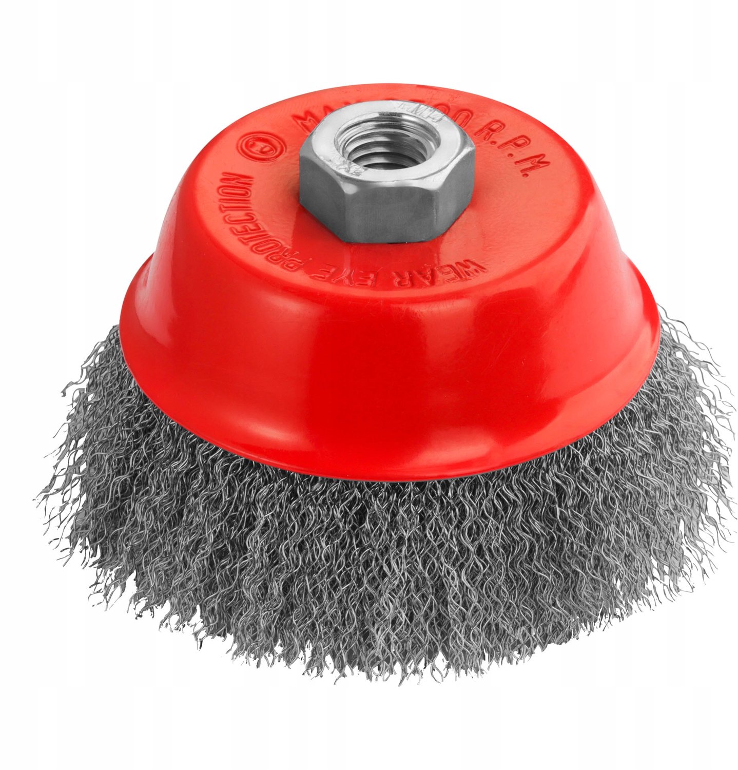 Vorstahl Schuurborstel M14 Golfdraad 80mm - Verf & Roest Verwijderen