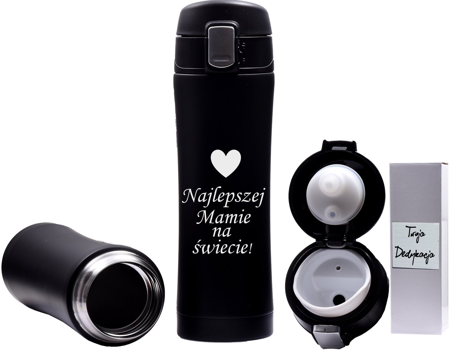 Gegraveerde Thermosbeker - Uniek Cadeau voor Mama