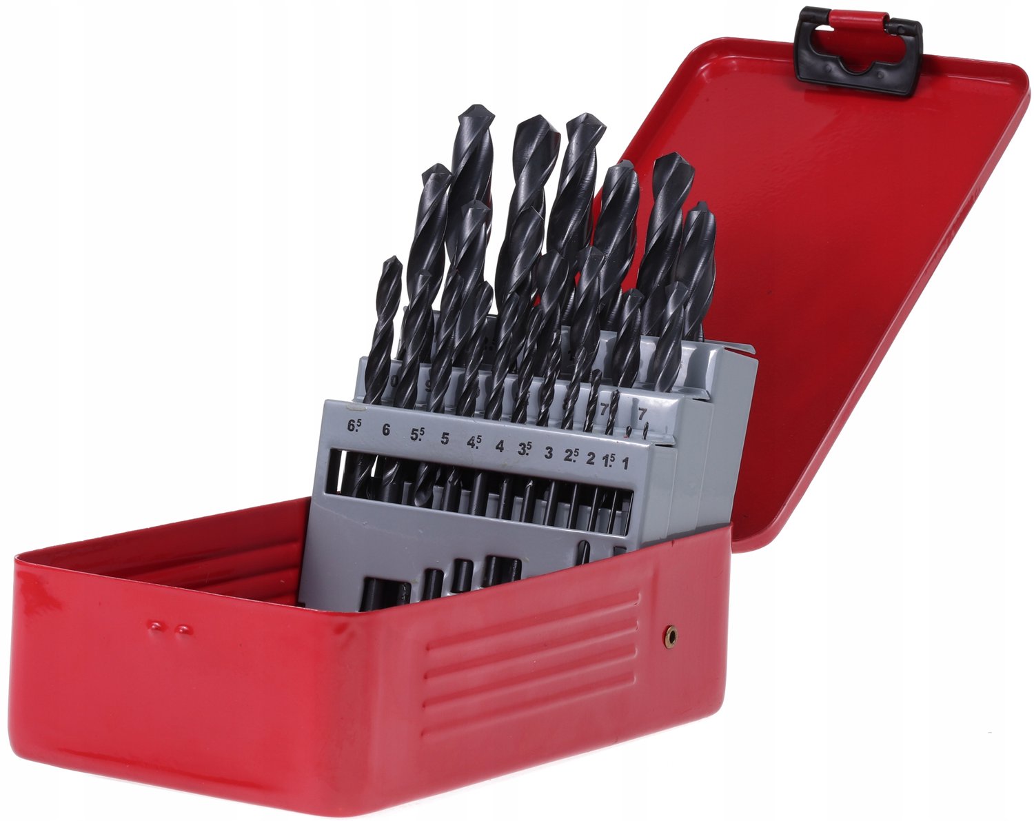 Zwarte HSS Metaalboren Set 1.0-13.0 mm, 25 Delig