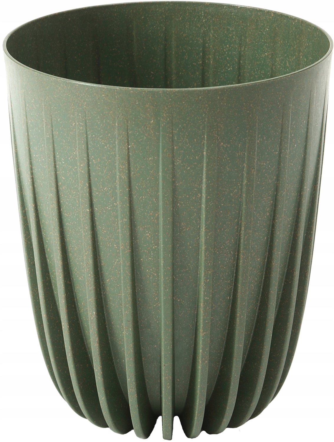 Lamela Mira ECO Wood Pot - Groen Bos, 30x35.6 cm, Kunststof met Hout