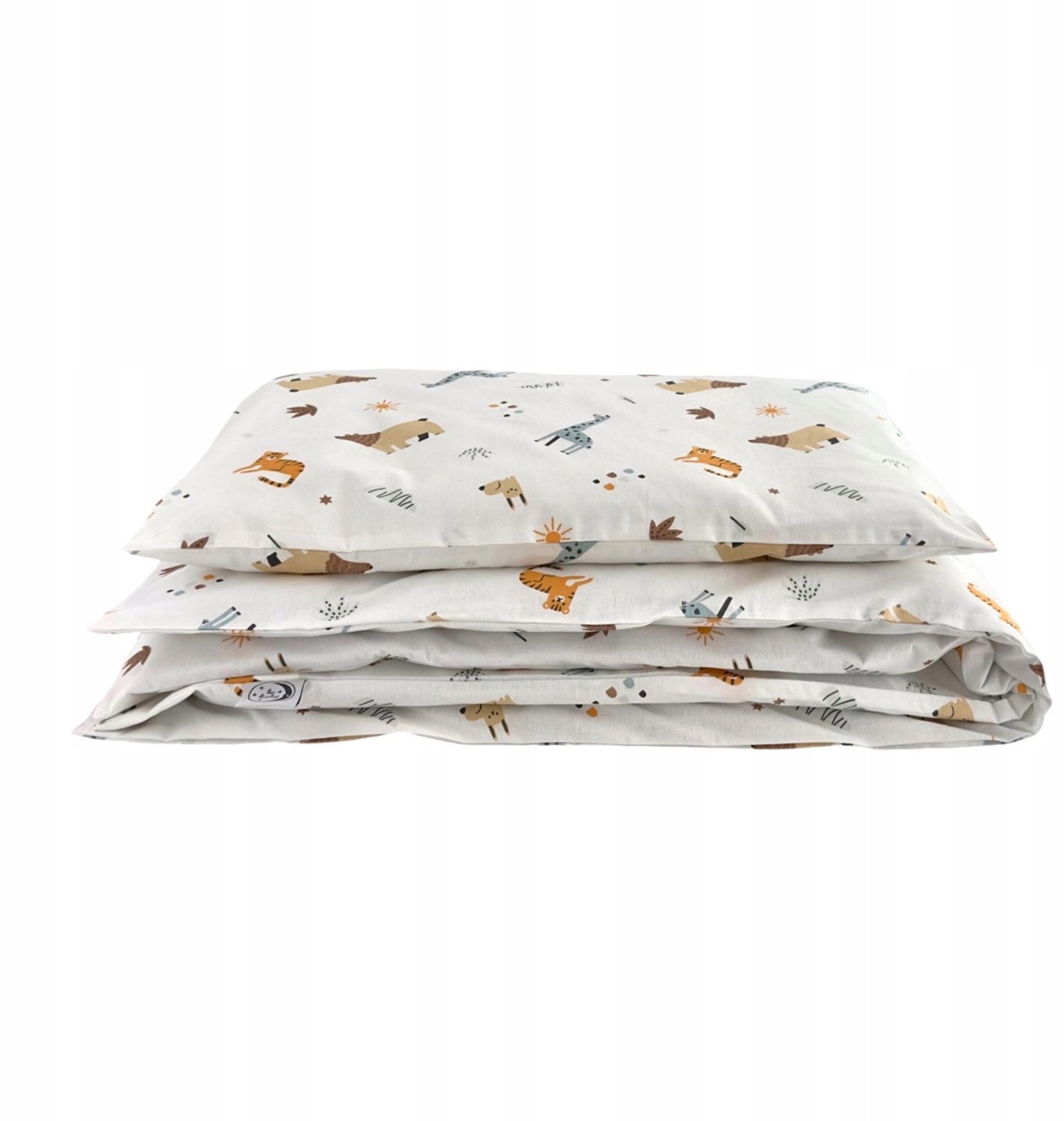 100% Katoen Kinderbeddengoed Set 90x120+40x60 - Dierenprint