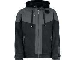 Amon Amarth EMP Signature Collection Heren Winterjas - zwart/grijs - L