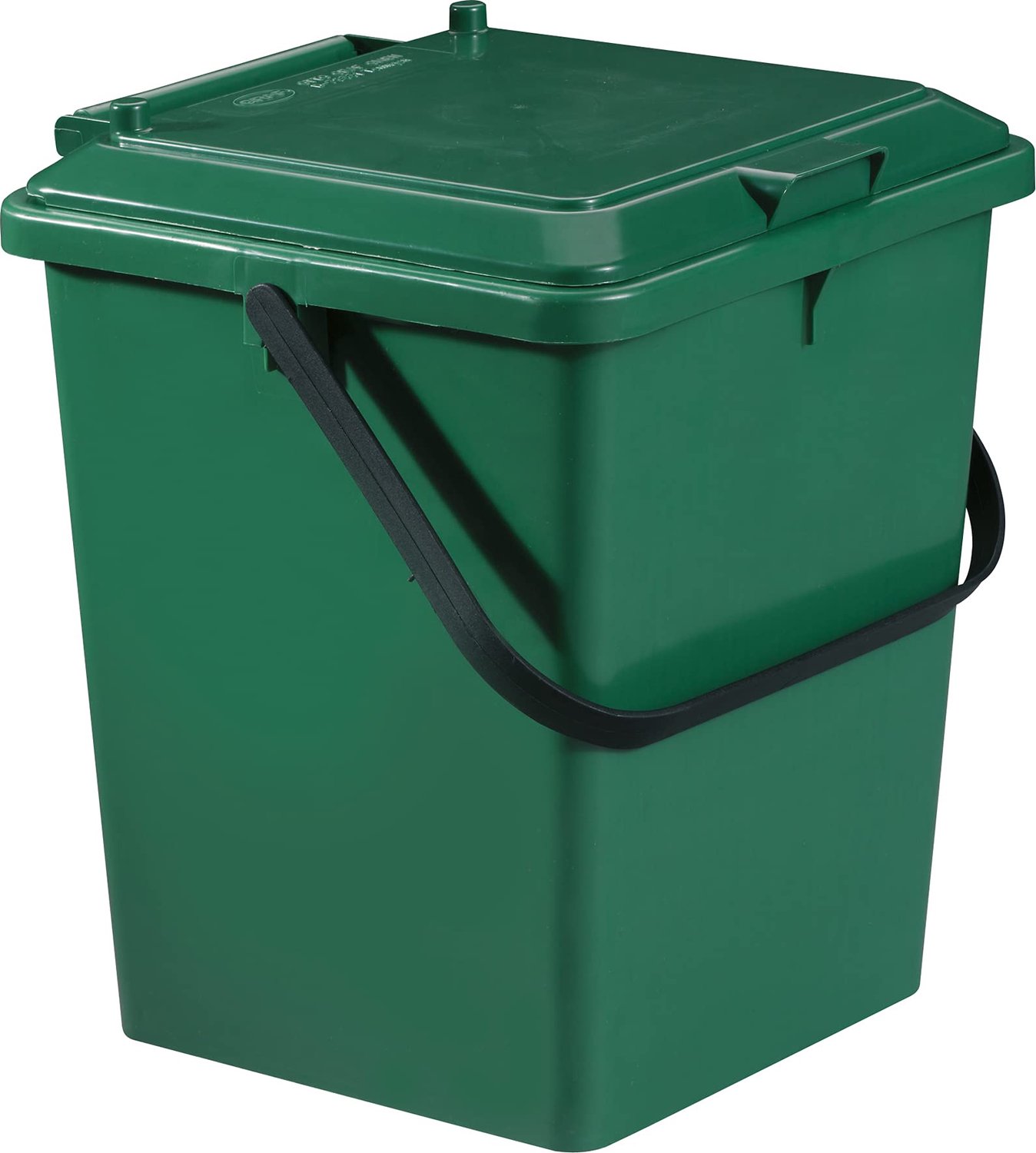 Famanu - Bio-emmer 8 liter - Opruimen van groenafval - Duurzaam plastic - Groen 1 stuk