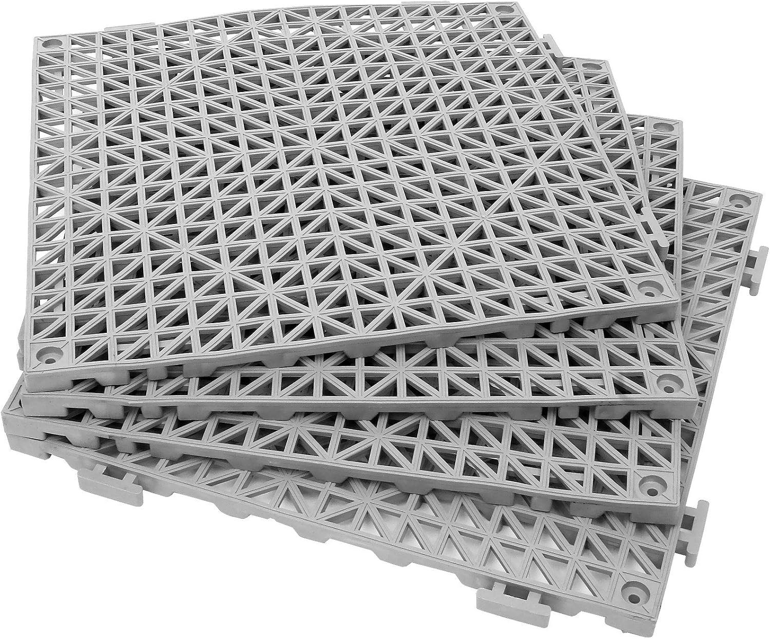 12 Pack 12 "x 12" in elkaar grijpende Rubber Badkamer Vloeren Tegels Diy Grootte Antislip Badmat Modulair In elkaar grijpende Kussen voor Afvoer Zwembad Douche Bad Keuken Dek