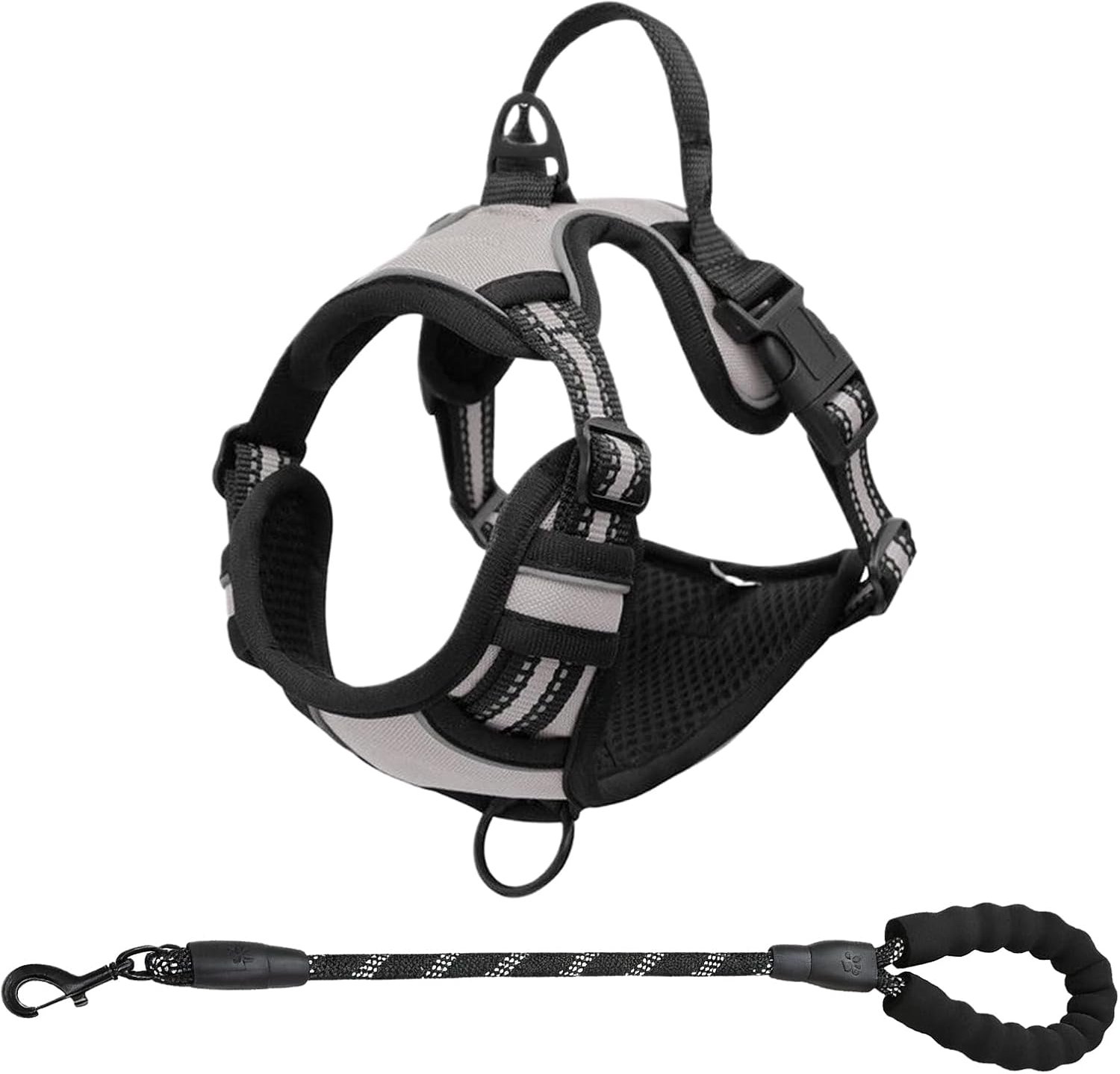 Reflecterend Puppy Wandeltuig | Nachtwandelen Hondentuig Voor Hiken Rennen Training Joggen Auto Reizen Dagelijkse Wandelingen Buitenavonturen Parkbezoeken