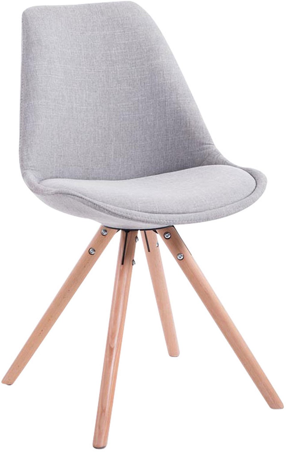 Luxe Comfort Bezoekersstoel - Stof - Grijs