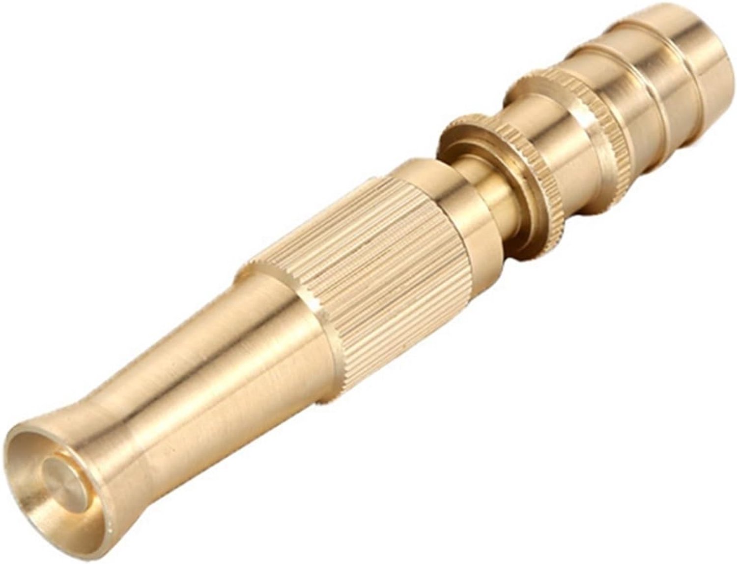 Verstelbaar spuitpistool snelle waterstop connector auto wassen waterpistool tuin irrigatie sproeier mondstuk met G1/2 connector (kleur: A)