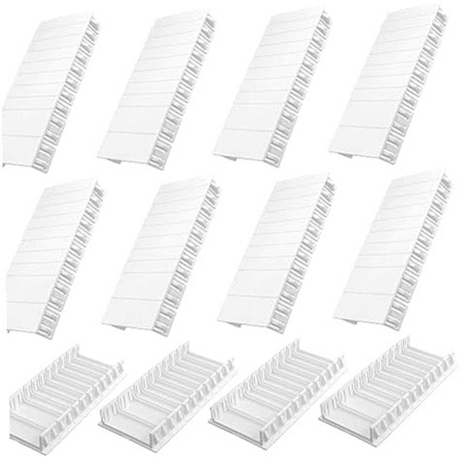 Merkloze Module AFdekplaatjes voor Zekeringkasten - 12 Stuks