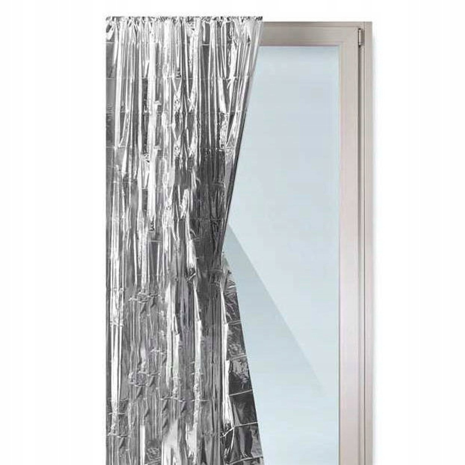 Thermoscherm Aluminium Gordijn 90x220cm Zilver Zonwerend