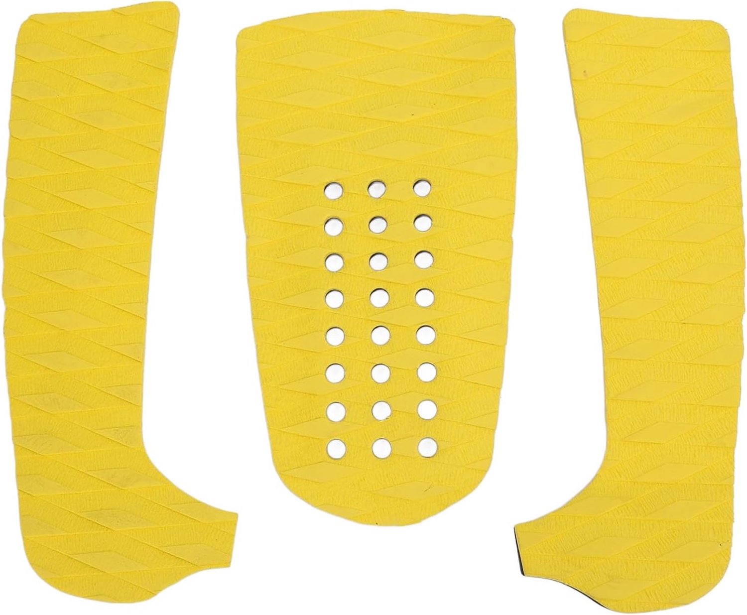 Pads voor surfplankdek, EVA-grip pads voor paddleboard, longboard en shortboard (Geel)