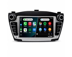 Navibop Autoradio geschikt voor Hyundai IX35 2009 t/m 2015 - Draadloos Apple CarPlay & Android Auto - 9 inch touchscreen - Android 15 - 2GB/32GB - Navigatie - Bluetooth - DAB+ ready - 2 din - 2009 2010 2011 2012 2013 2014 2015