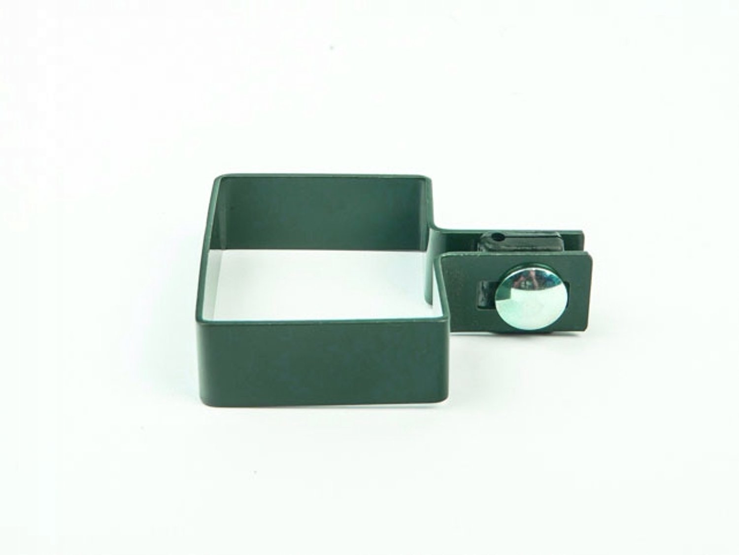 Klem 60x80mm Groen RAL 6005 voor Tuinschermen - Compleet