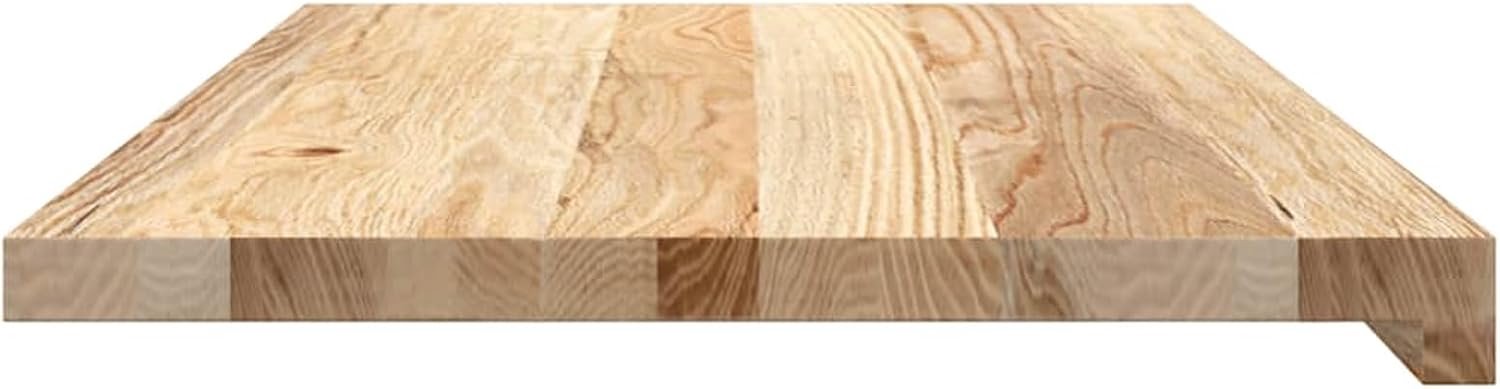 Vensterbanken 70 x 40 x 2 cm - massief eiken - robuust en duurzaam - natuurlijke look voor interieurdecoratie - 2 stuks - m-winkel