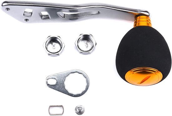 Rod mill handvat van aluminiumlegering, vervangende onderdelen voor baitcasting, krachtige reelknop en links handvat — afbeelding 2