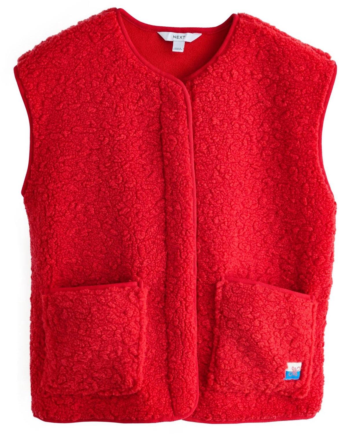 Next Dames Gilet van borg Rood