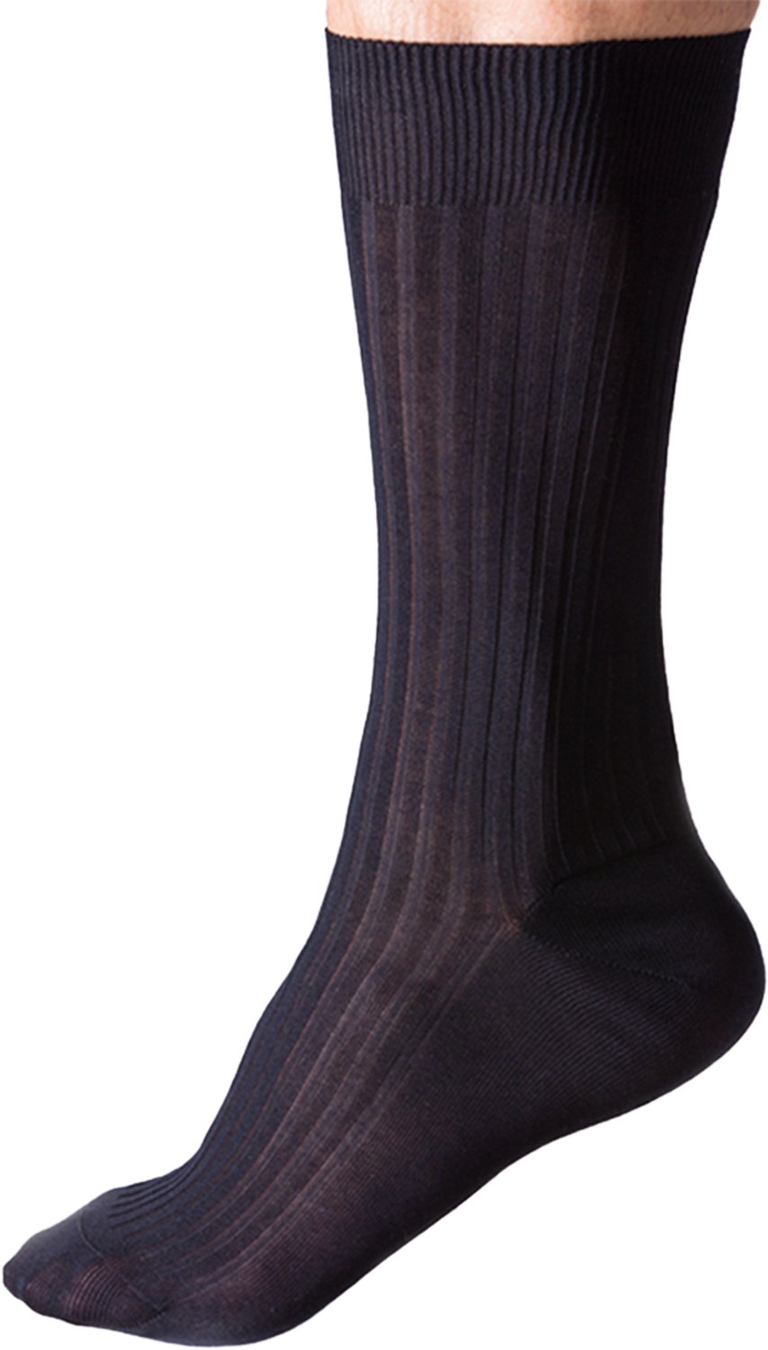Nosocks Long - Cotton - Donkerblauw - Maat 42-44 - 2-pack