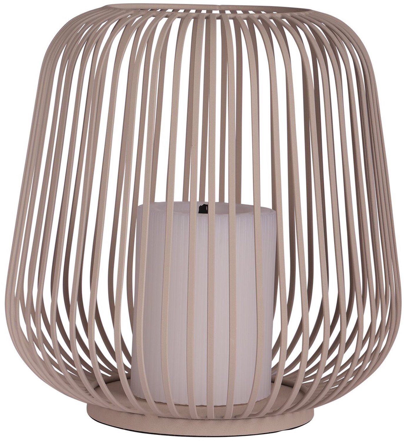 Atmooz Kandelaar Dante L - Ø27 x H28 cm - Beige - Keramiek - Decoratieve kaarsenhouder en theelichthouder voor tafel of dressoir