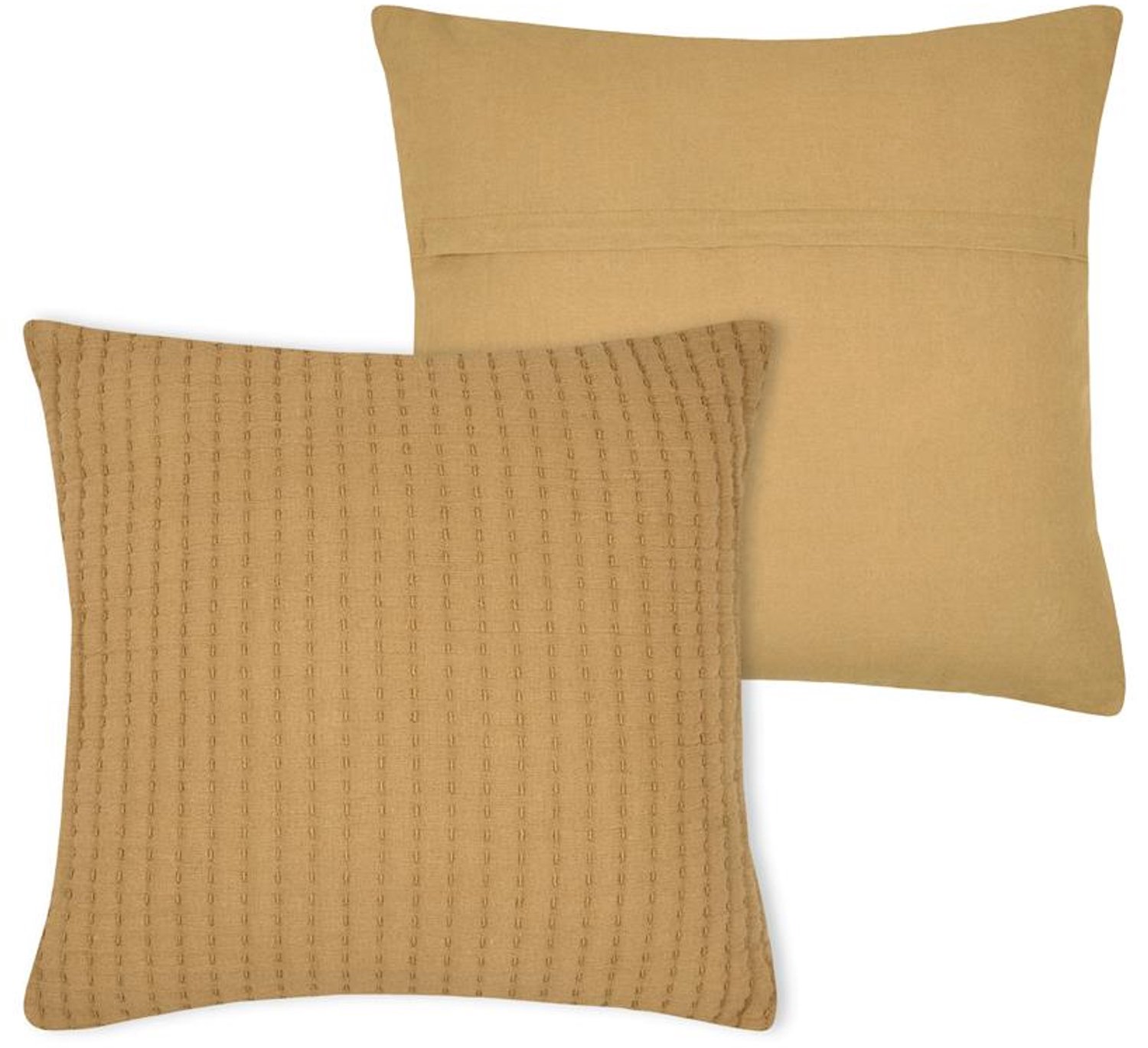 STOF - Decoratieve kussen TINA, 45 x 45 cm - mosterdgeel