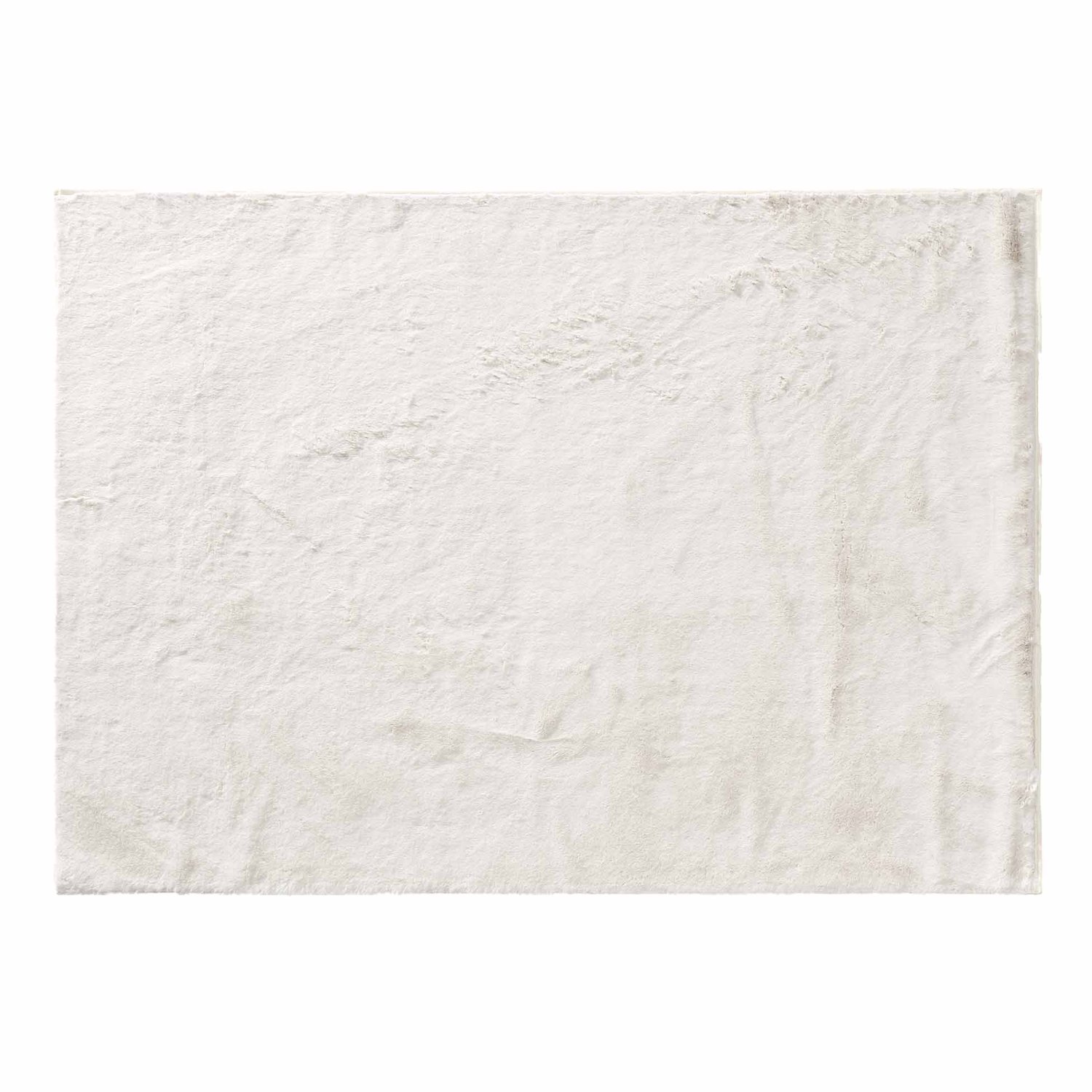 Douceur d'intérieur - Zacht vloerkleed van imitatiebont FELINE, beige