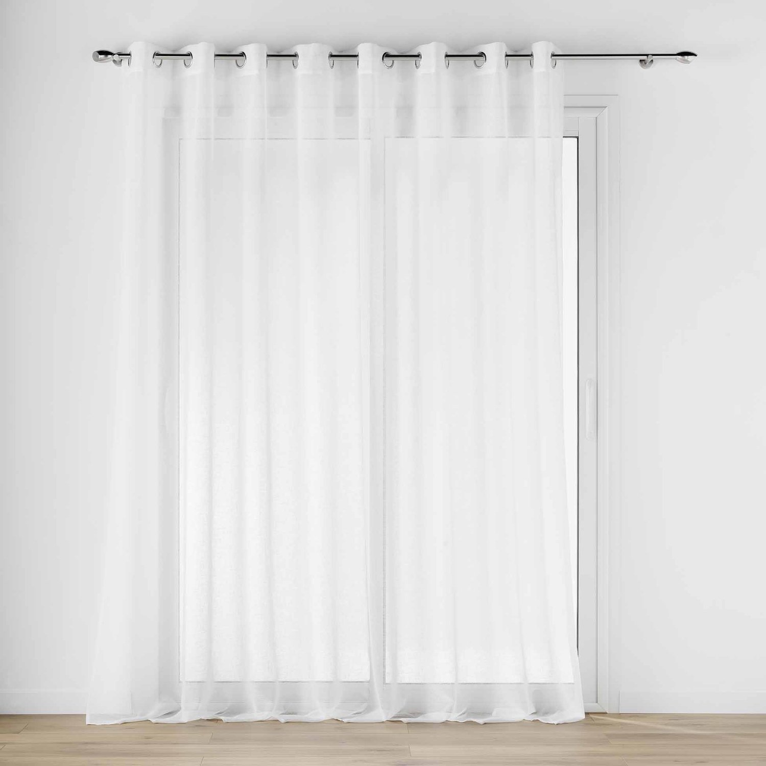 Douceur d'intérieur - Brede vitrage met ringen CARLIN, 300 x 240 cm