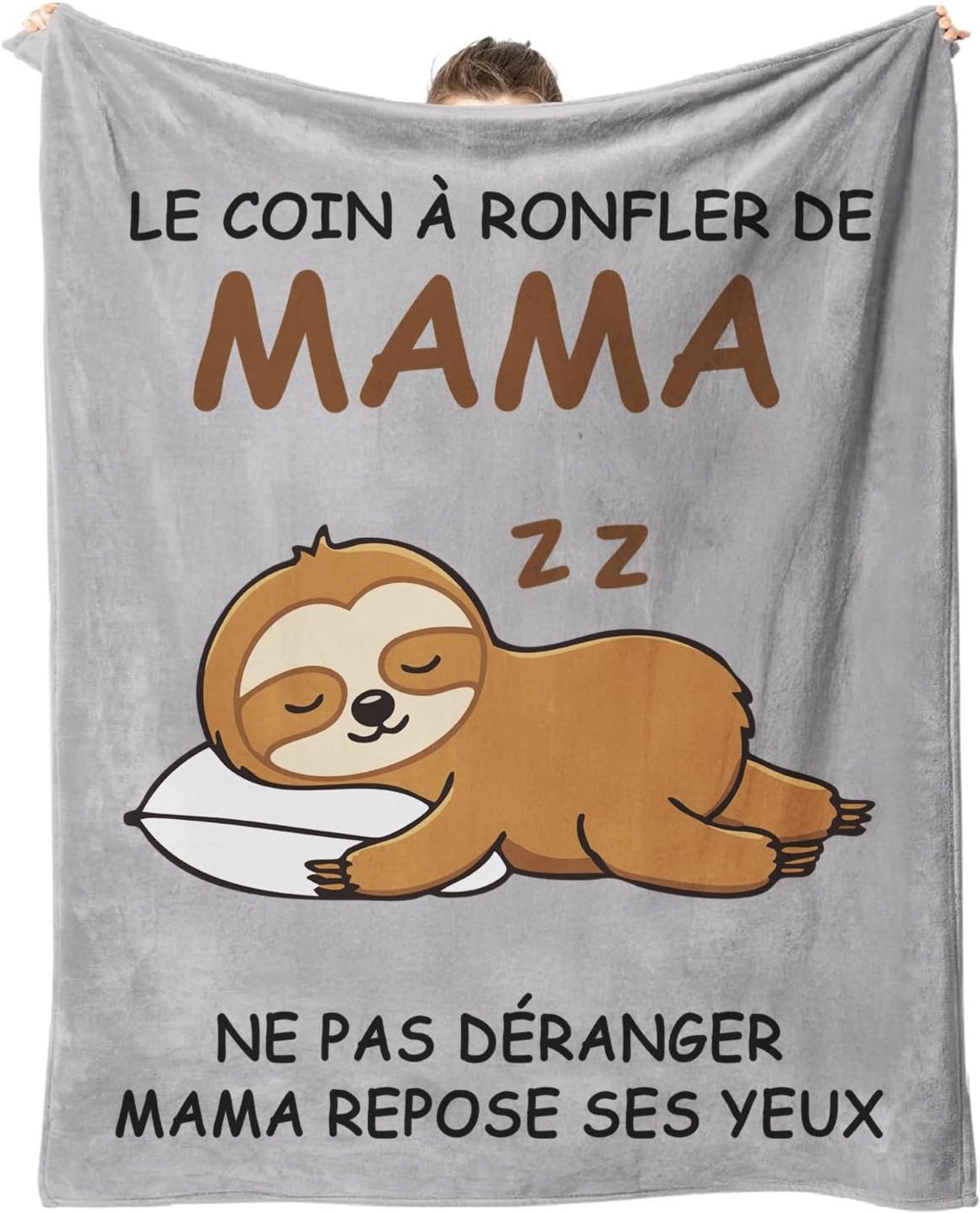 Deken cadeau voor mama en papa - 150x200 cm - zacht en warm - perfect voor Vaderdag en Moederdag - ServiceTopper