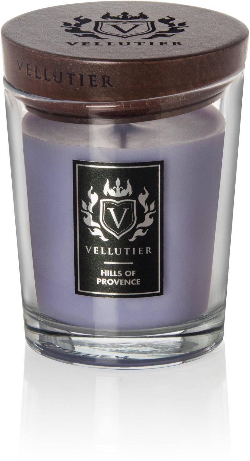 Vellutier Geurkaars Medium Hills of Provence - 12 cm / ø 9 cm Paars