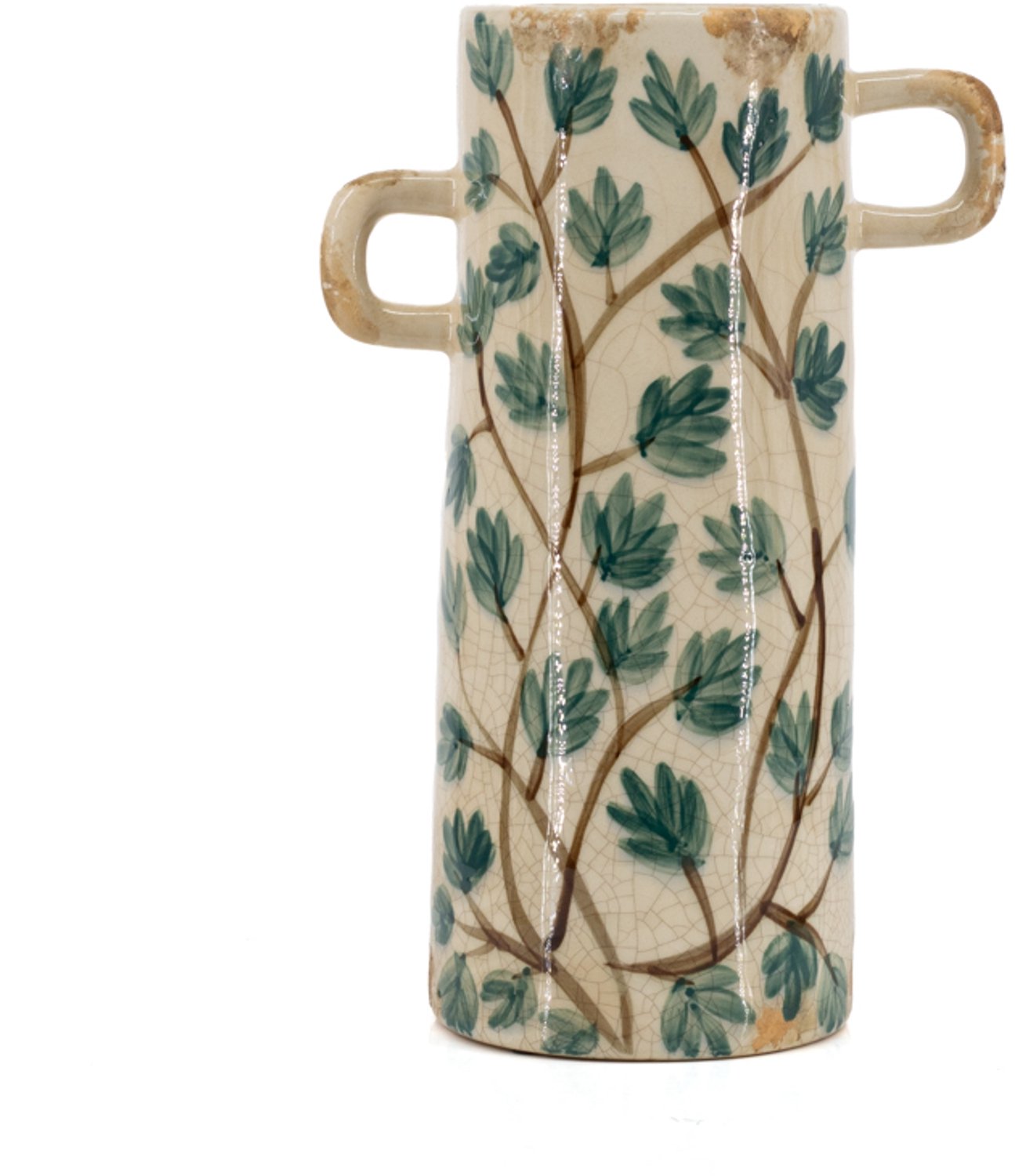homebound by ky Aardewerk vaas handgeschilderd Midori Multi