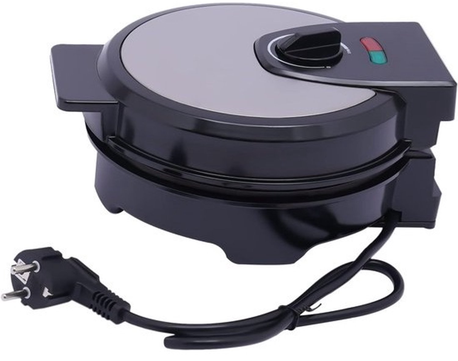 Elektrisch ijshoorntjes- en wafelijzer 1200W - Antiaanbaklaag, voor hoorntjes en dunne wafels