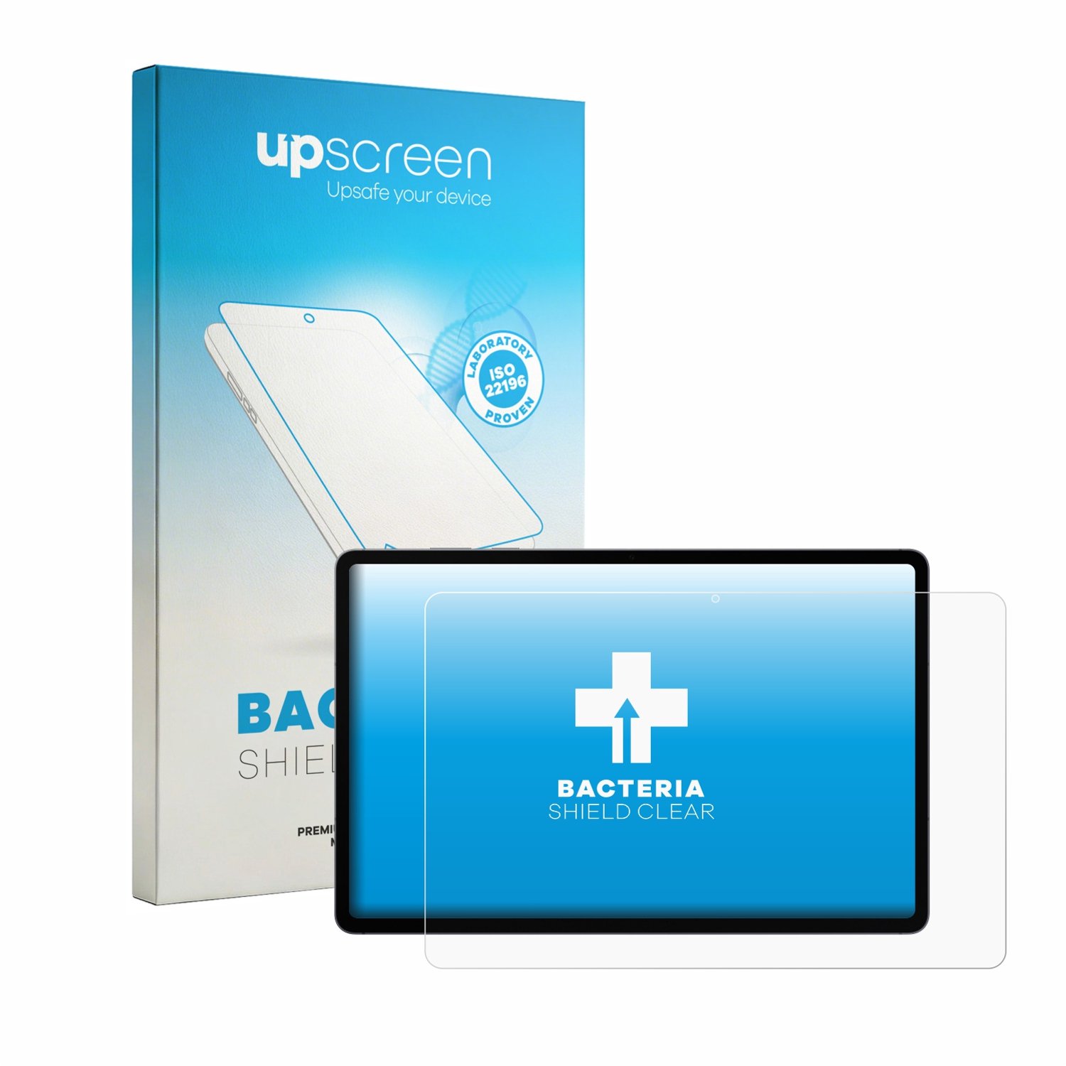 upscreen - Screenprotector voor Samsung Galaxy Tab S12 Plus - Folie Beschermfolie transparant antibacterieel