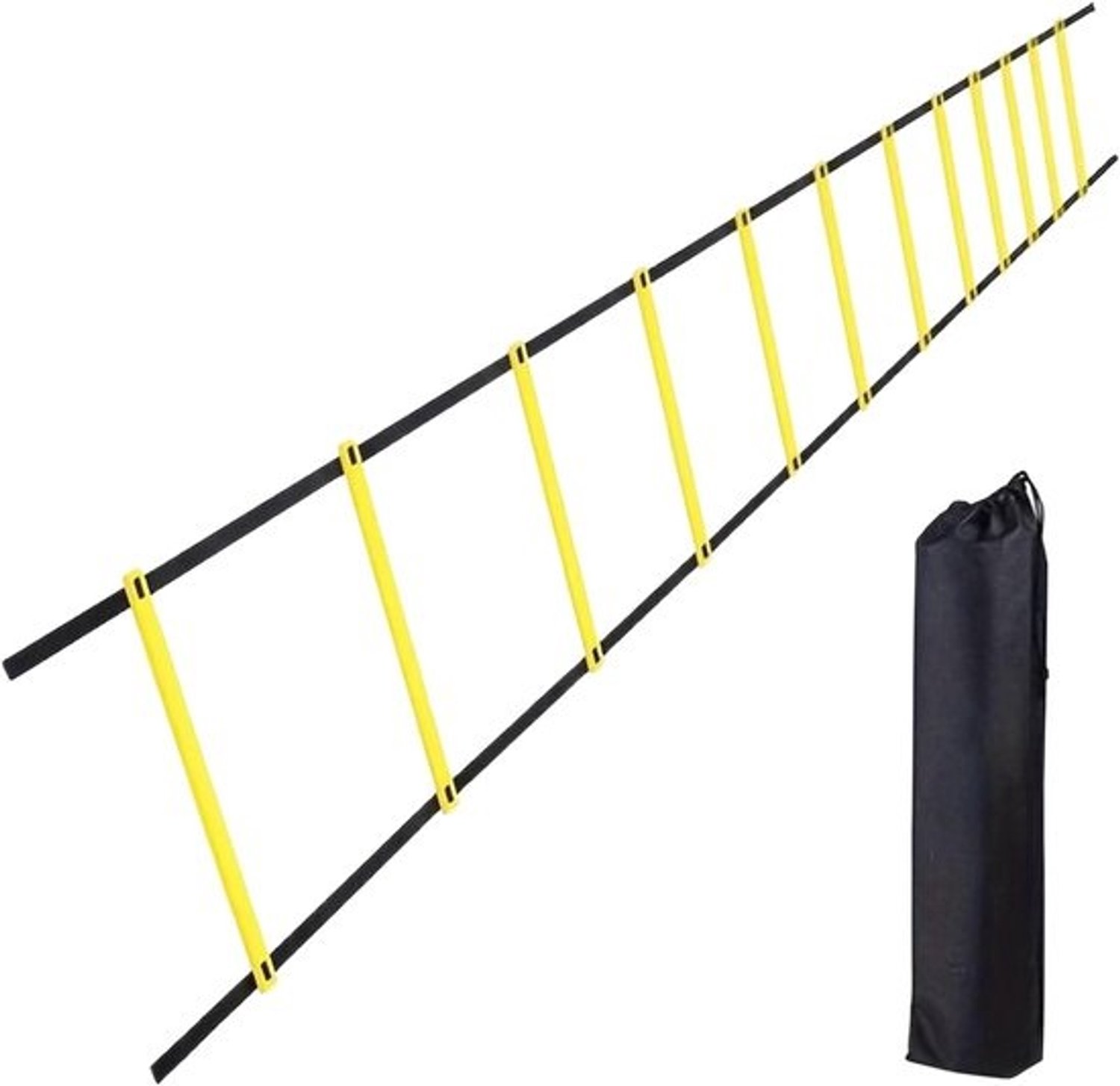 Agility Ladder - Snelheids- en Trainingsladder - Sporttraining - 40 Meter Lengte - 12 Sporten
