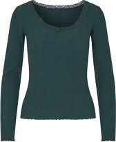 Hunkemöller Top Jersey Lace Groen