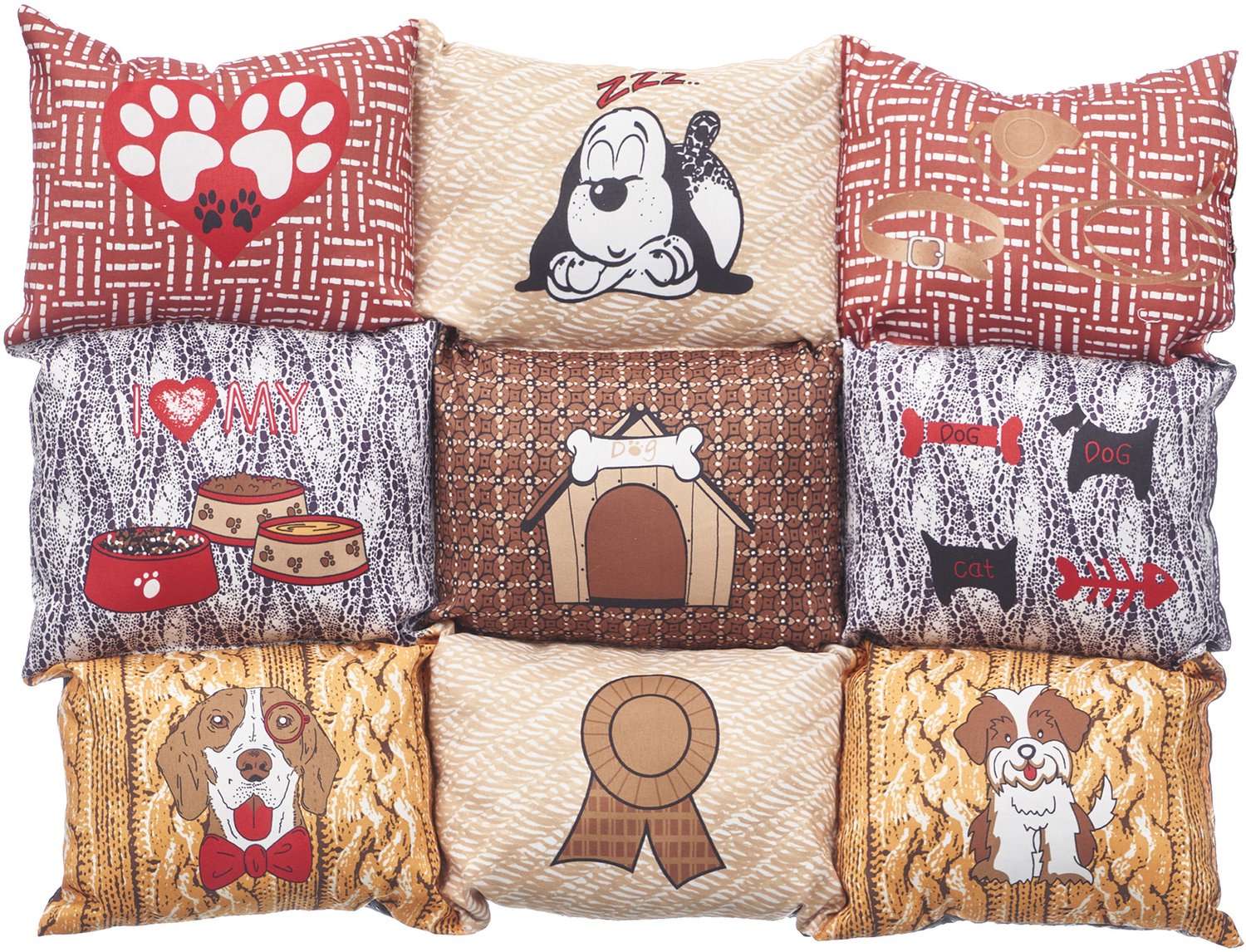 Mascow - Dierenmand - Hondenbed, met antislip onderkant, 55 x 45 cm