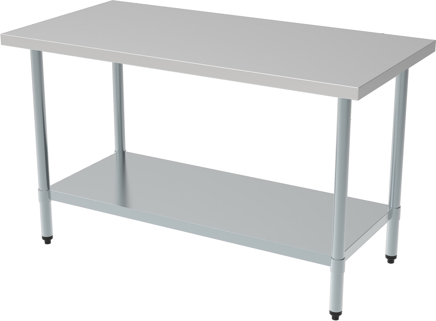 Demontabele RVS Werktafel - Bodemschap - 100cm - Combisteel - 7490.0030 - Horeca & Professioneel