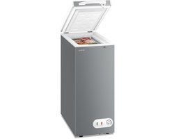 Klarstein Iceblokk diepvrieskist 51 l – 4-sterren diepvrieskist, -18 °C tot -22 °C, uitneembare mand, temperatuurregeling, afsluitbaar deksel