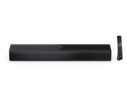 Sharp Compacte soundbar HT-SB121 - 2.0-kanaal, draadloos, Bluetooth, 40 Watt, matzwart