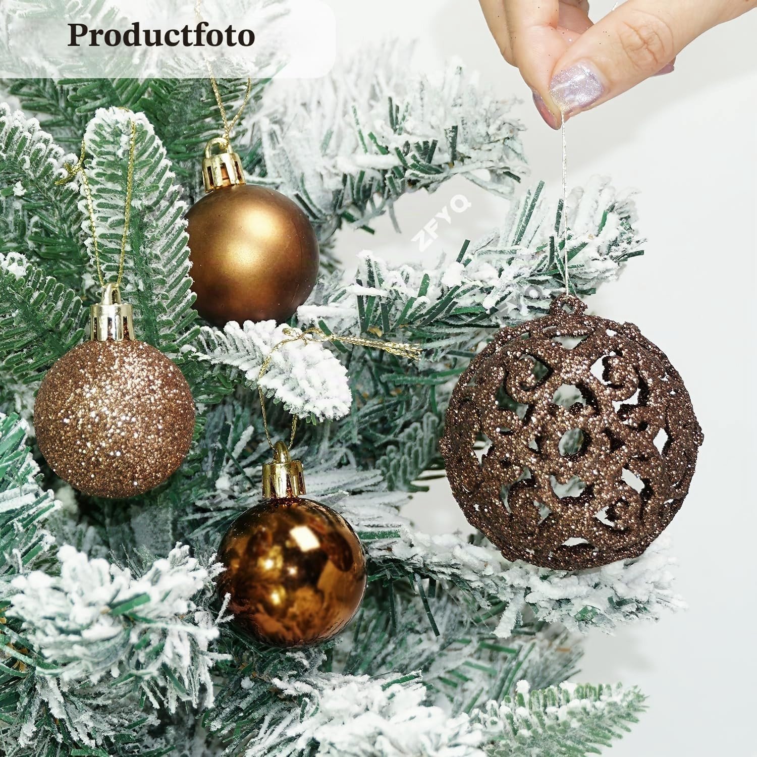 Decoratieve Kerstballen Set van 100 Stuks voor een Feestelijke Kerstboom Versiering – foto 3