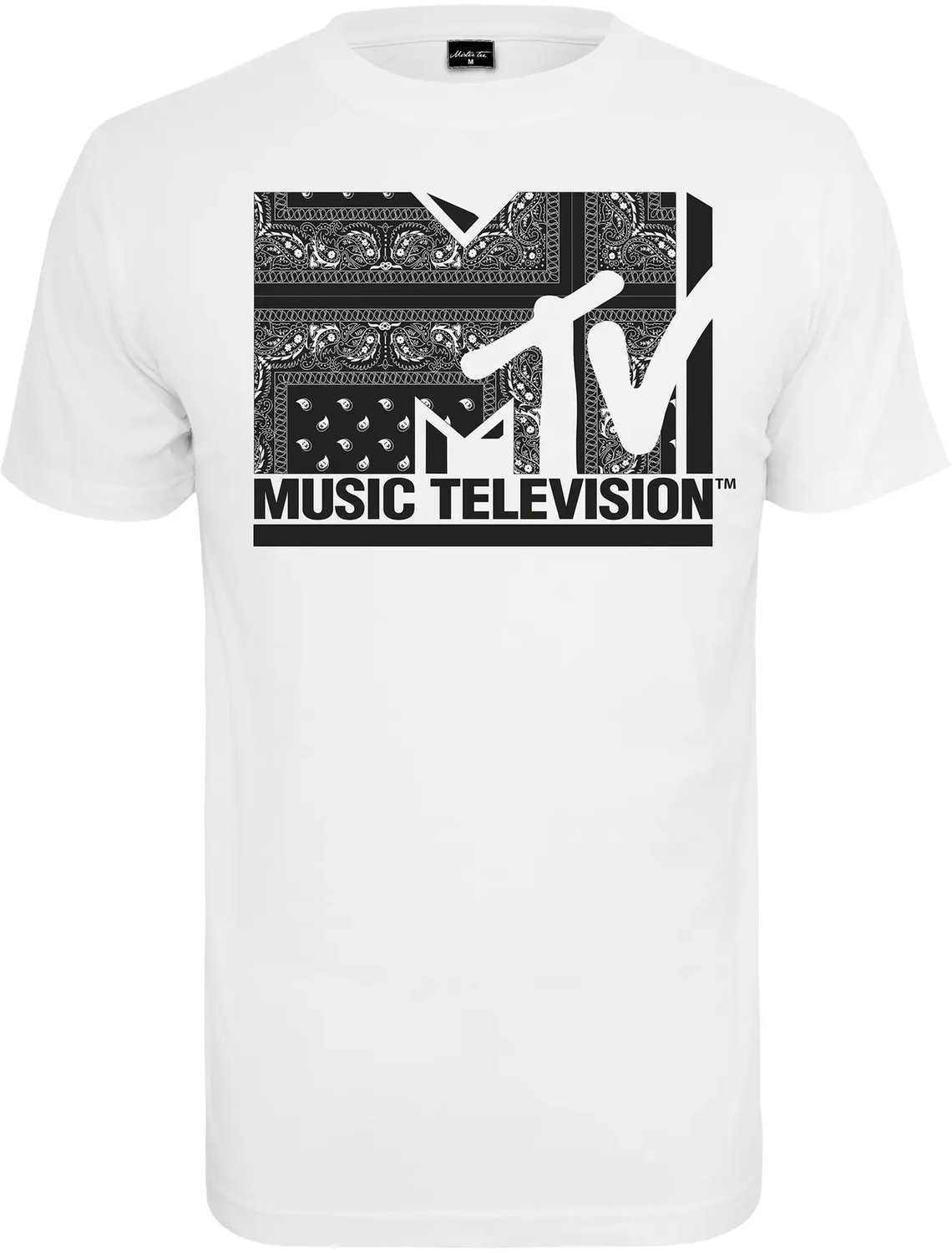 T-shirt urban classic mtv i am muic Wit