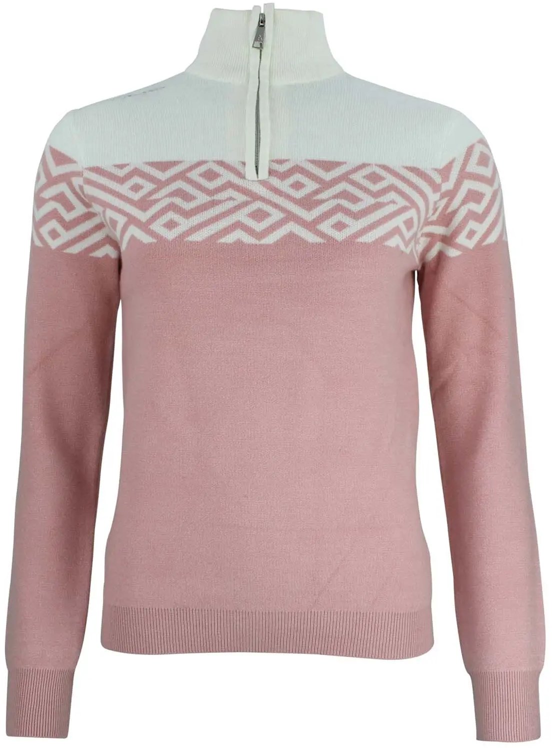 Dames col roulé 1/2 zip Peak Mountain Lichtroze