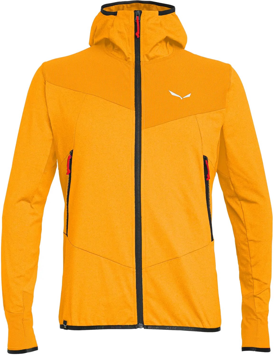Hybride jas met capuchon Salewa Agner Turmeric Melange