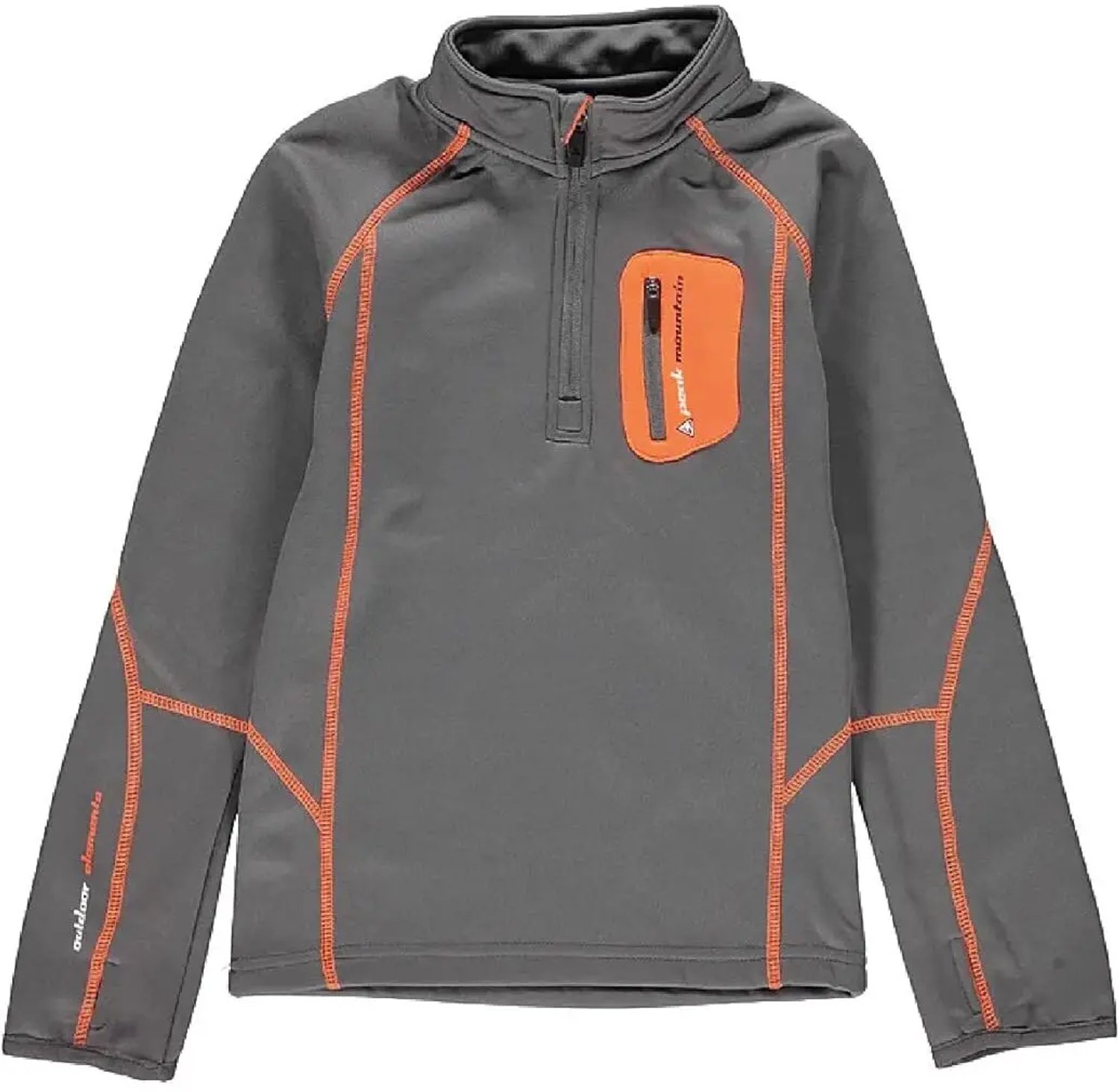 Kinderfleece Peak Mountain Shell Grijs