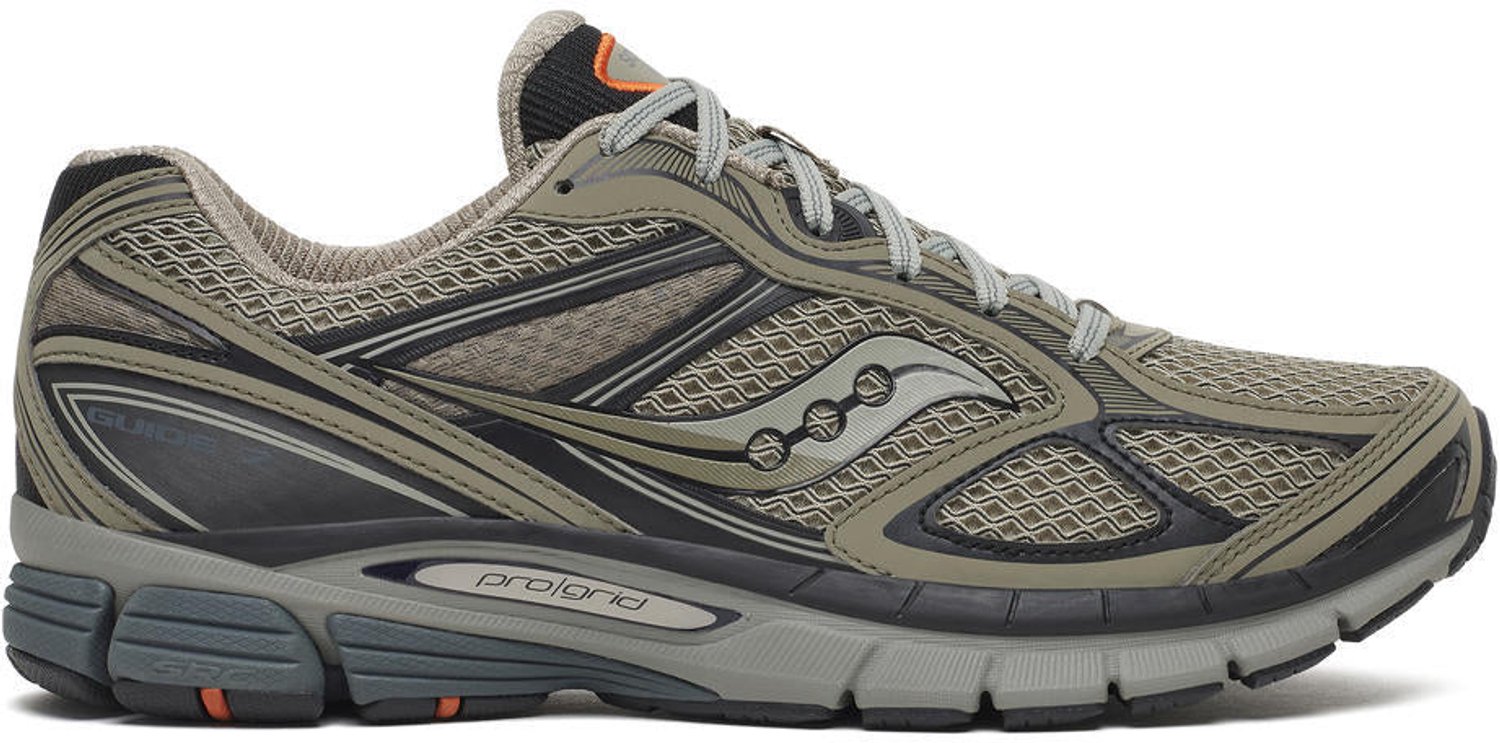 Saucony Porgrid Guide 7 Sneaker Donker Taupe