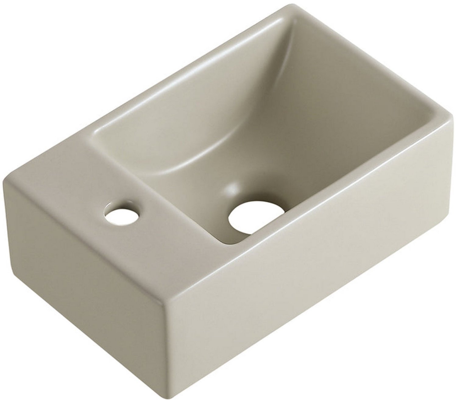 Wiesbaden Rhea XXS Fontein Links 30,5 x 18 x 11 cm - Keramiek Beige