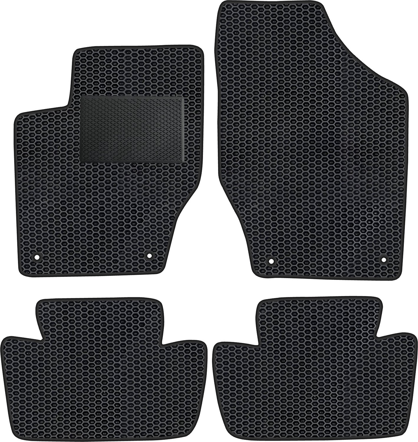 PE001 EVA Serie - Auto Vloermatten - Voor Peugeot 308 I 2007-2012 - Inclusief Versteviging